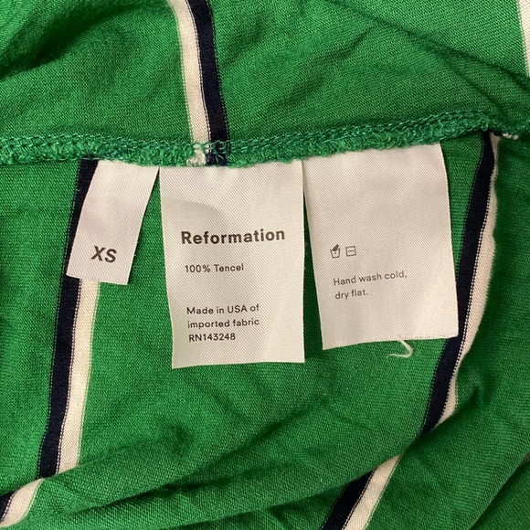 Reformation Striped T Shirt, XS - Picture 5 of 5